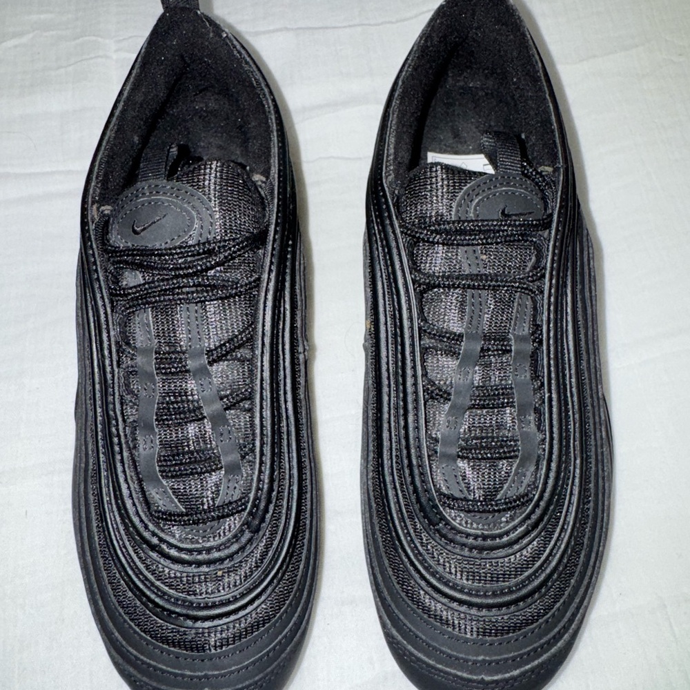 Nike Air Max 97 Black Men's Low Top Lace Up Sneakers Running Jogging Sports